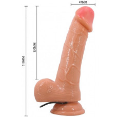 Вибратор-ротатор Baile Barbara Ken Multi Speed Real Vibrator Flesh 21 см