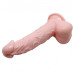 Вибратор с мошонкой на присоске Perfect Pecker