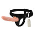 Фаллопротез с клиторальным отростком и вибрацией Ultra Passionate Harness