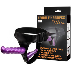 Страпон с двумя насадками Ultra Female Harness