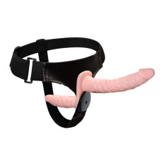 Страпон с двумя насадками и вибрацией Ultra Passionate Harness