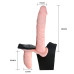 Страпон с двумя насадками и вибрацией Ultra Passionate Harness