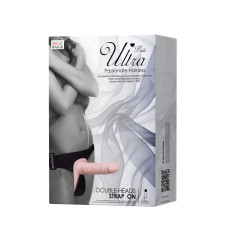 Страпон с двумя насадками и вибрацией Ultra Passionate Harness