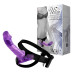 Двойной страпон с вибрацией Ultra Passionate Harness Violet