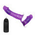 Двойной страпон с вибрацией Ultra Passionate Harness Violet