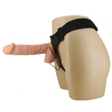 Реалистичный вибрострапон на трусиках Ultra Passionate Harness 21 см