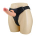 Фаллопротез с клиторальным стимулятором на трусиках Harness Briefs Mavis 19 см