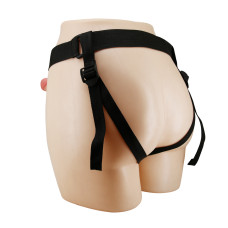 Фаллопротез с клиторальным стимулятором на трусиках Harness Briefs Mavis 19 см