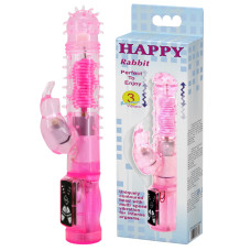 Вибратор с волновой ротацией Happy Rabbit