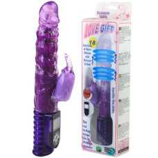 Вибратор Hi-Tech со стимуляцией клитора Love Gift