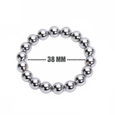Эрекционное кольцо Metal Ball Cock Ring S
