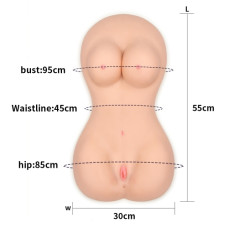 Мастурбатор-торс Fuck Me Bare Mega Masturbator