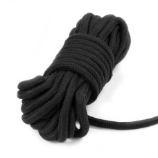 Черная веревка для бондажа Fetish Bondage Rope 10 метров