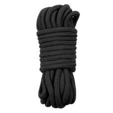 Черная веревка для бондажа Fetish Bondage Rope 10 метров