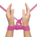 Розовая веревка для бондажа Fetish Bondage Rope 10 метров