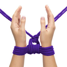 Пурпурная веревка для бондажа Fetish Bondage Rope 10 метров