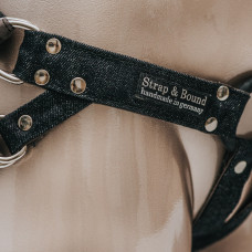 Безразмерный ремень для страпона Fun Factory Strap & Bound Invisible Denim 3