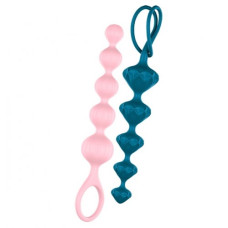 Набор анальных цепочек Satisfyer Love Beads розово-синий