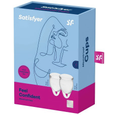 Набор прозрачных менструальных чаш Satisfyer Feel Confident