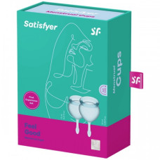 Набор менструальных чаш Satisfyer Feel Good, голубой