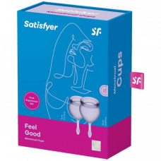 Набор менструальных чаш Satisfyer Feel Good, лиловый