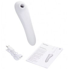 Клиторальный смарт-стимулятор с вибрацией Satisfyer Dual Pleasure белый