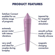 Универсальный смарт-стимулятор Satisfyer Ultra Power Bullet 8 лиловый