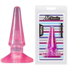 Анальная пробка розовая X-Basic Cutey Anal Plug