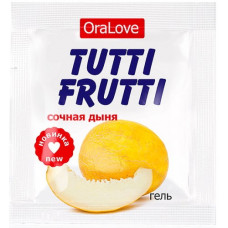 Оральный гель Tutti-Frutti сочная дыня 4 гр пробник