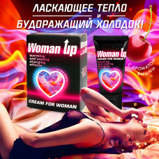 Крем Woman Up для женщин возбуждающий с эффектом ледяного огня 25 гр ( СРОК ДО 03.2026 включительно )