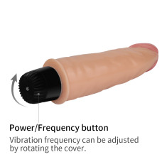 Вибратор фаллос Real Feel cyberskin Vibrator 7,0