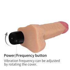 Вибратор фаллос 7,0 Real Feel cyberskin Vibrator