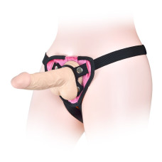 Ремень для страпона ORGASM COZY HARNESS SERIES розовый
