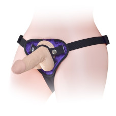 Ремень для страпона ORGASM COZY HARNESS SERIES пурпурный