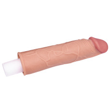 Удлиняющая насадка на пенис телесная X-Tender Penis Sleeve + 4 см