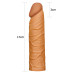 Удлиняющая насадка на пенис мулат X-Tender Penis Sleeve + 3 см