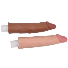 Удлиняющая насадка на пенис телесная X-Tender Penis Sleeve + 5 см