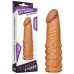 Удлиняющая насадка на пенис X-Tender Penis Sleeve мулат + 5 см