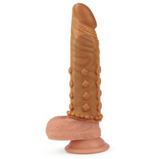 Удлиняющая насадка на пенис X-Tender Penis Sleeve мулат + 5 см