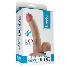 Фаллос реалистичный на присоске The Ultra Soft Dude 20 см