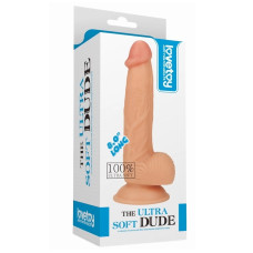 Реалистичный фаллос на присоске The Ultra Soft Dude 20 см