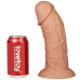 Большой изогнутый фаллос на присоске Lovetoy Realistic Curved Dildo 24 см