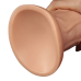 Большой изогнутый фаллос на присоске Lovetoy Realistic Curved Dildo 24 см