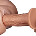 Большой фаллос на присоске Lovetoy Realistic Long Dildo 28 см