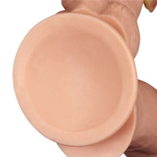 Огромный двойной фаллос на присоске Lovetoy Realistic Mega Double Dildo 33 см