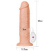 Большой вибратор на присоске Lovetoy Realistic Long Vibrating Dildo 28 см