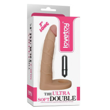 Насадка для двойного проникновения с вибрацией The Ultra Soft Double 17 см