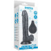 Черный фаллос с имитацией семяизвержения Lovetoy Squirt Extreme 23 см