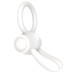 Белое виброкольцо Power Clit Cockring Rabbit