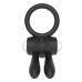 Черное виброкольцо Power Clit Cockring Rabbit